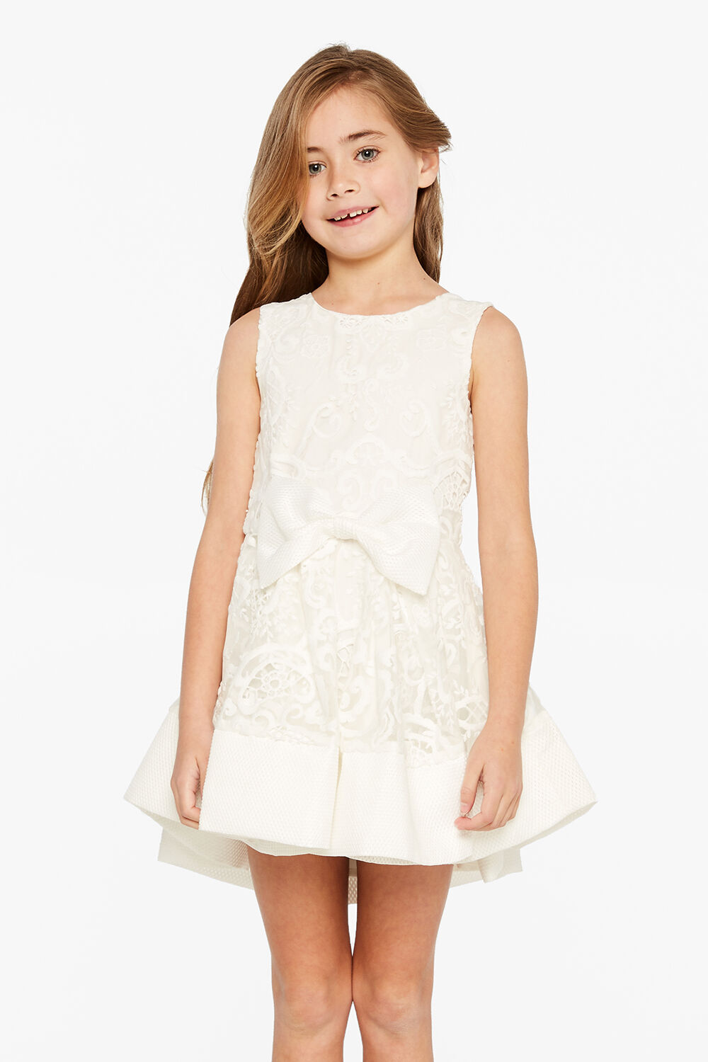 Junior Girl Ava Starlet Dress In Ivory peacecommission.kdsg.gov.ng