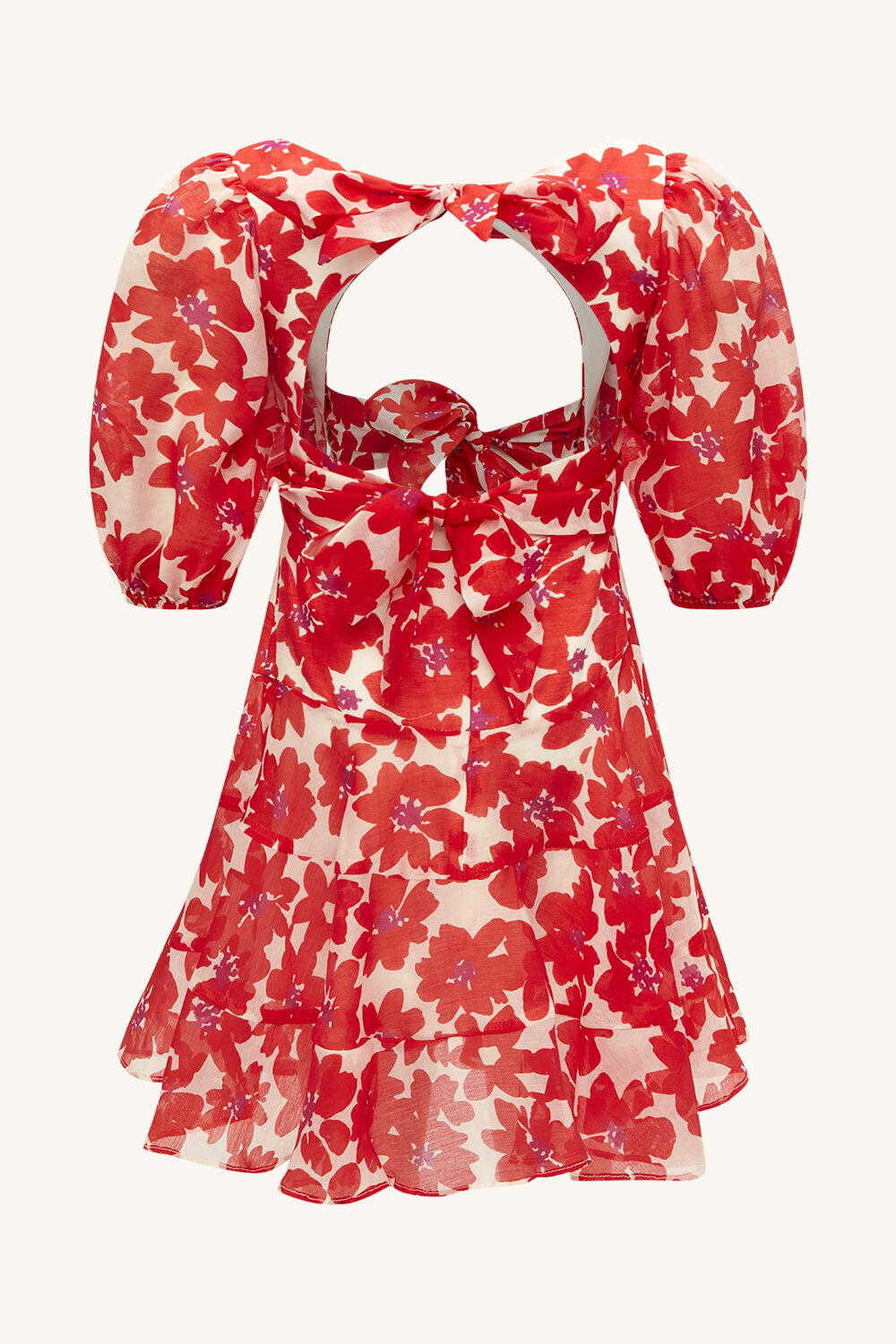 GIRLS HALLIE MINI FLORAL DRESS in colour JET BLACK