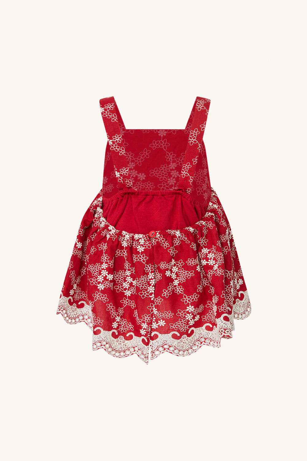 BABY GIRL LILA PINNIE GROW in colour RIBBON RED