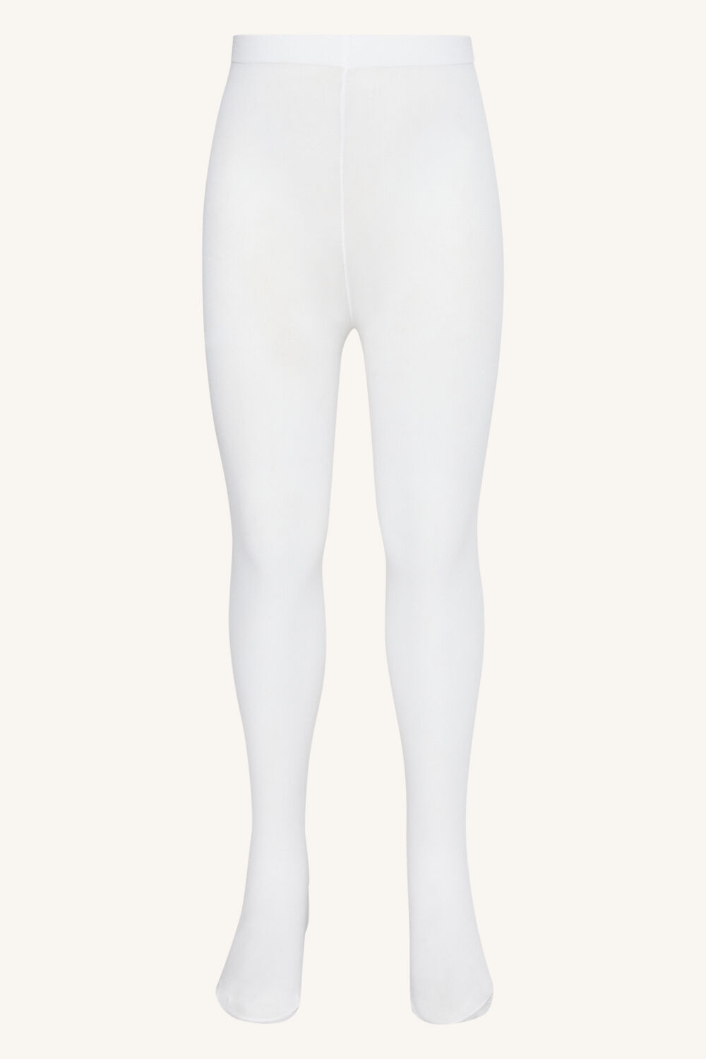 GIRLS OPAQUE TIGHTS in colour CLOUD DANCER
