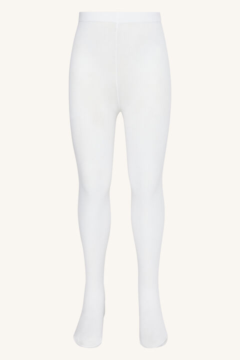 GIRLS OPAQUE TIGHTS in colour CLOUD DANCER