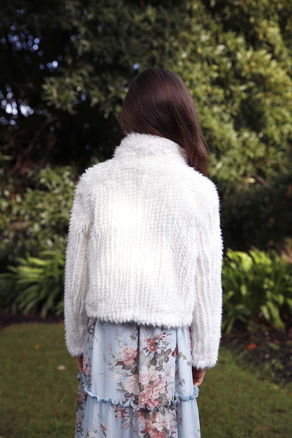 GIRLS MAY WATERFALL JACKET in colour CLOUD DANCER