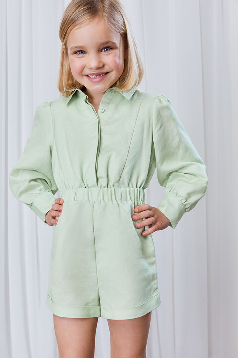GIRLS GISELLA PLAYSUIT in colour MINT