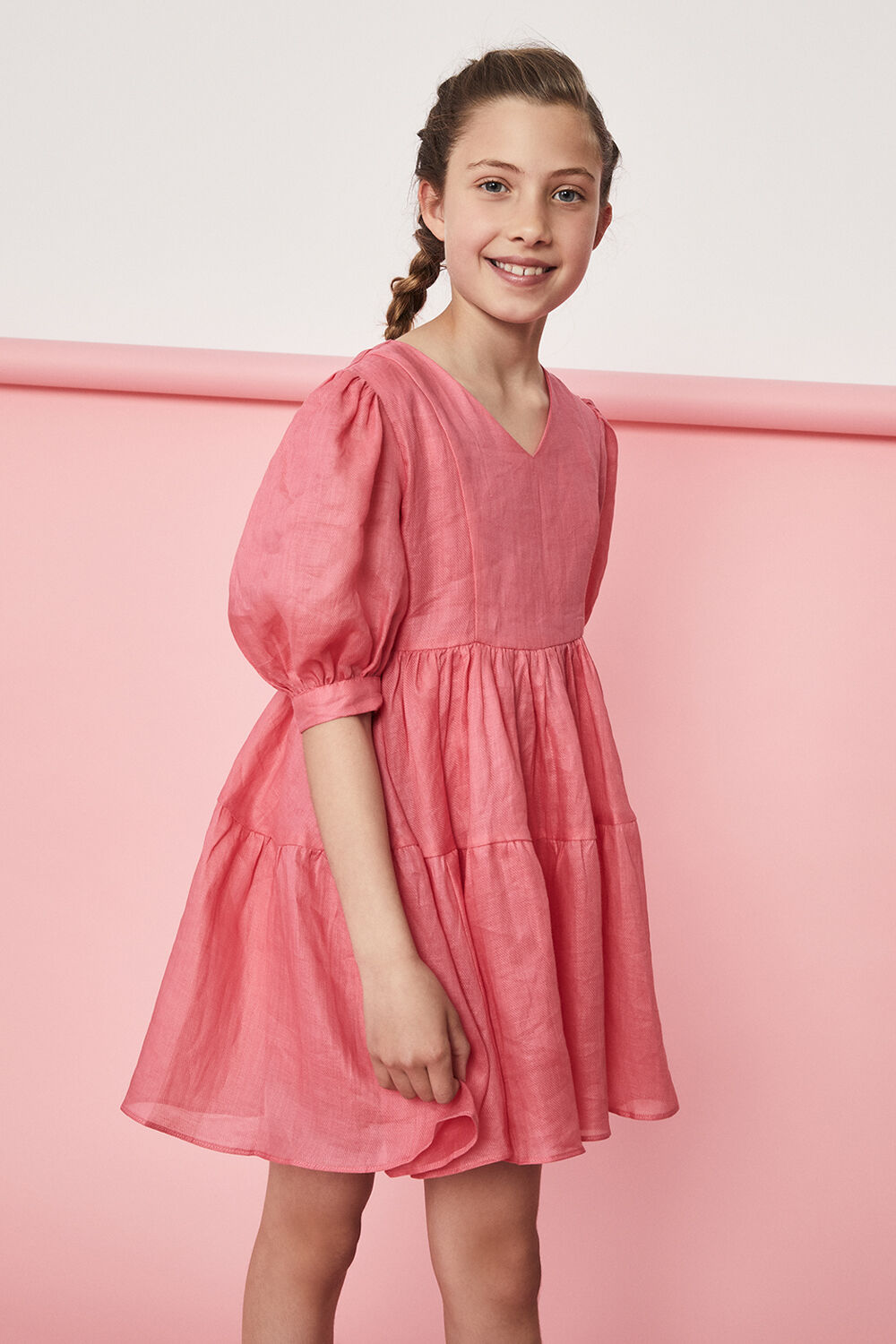 pink dress junior
