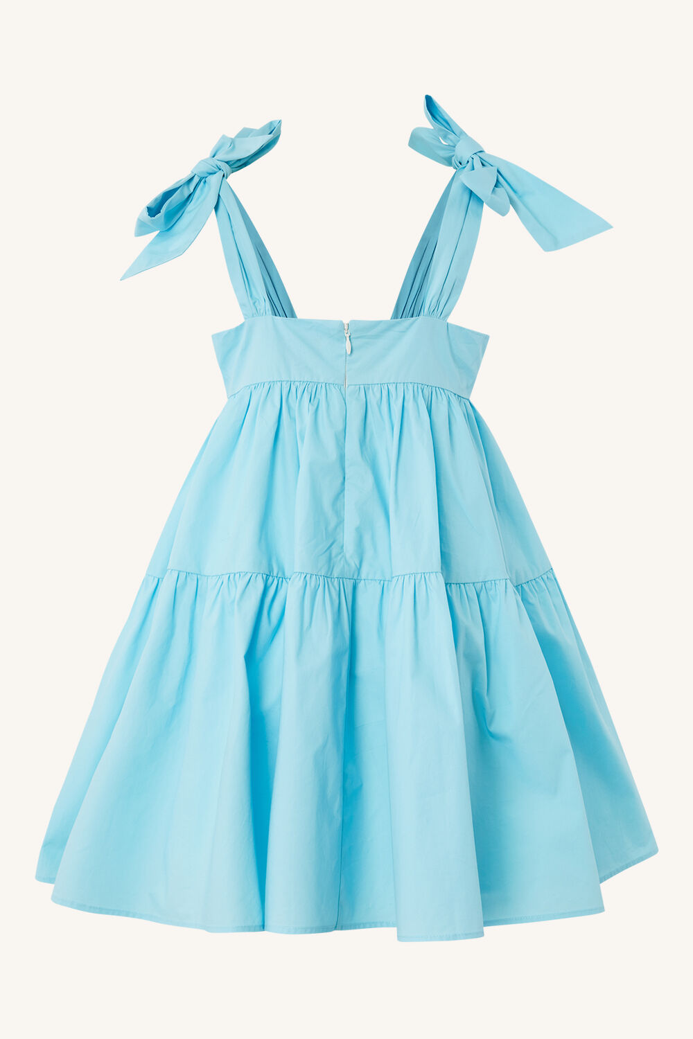 GIRLS DAPHNE TIERED DRESS in colour CLEARWATER