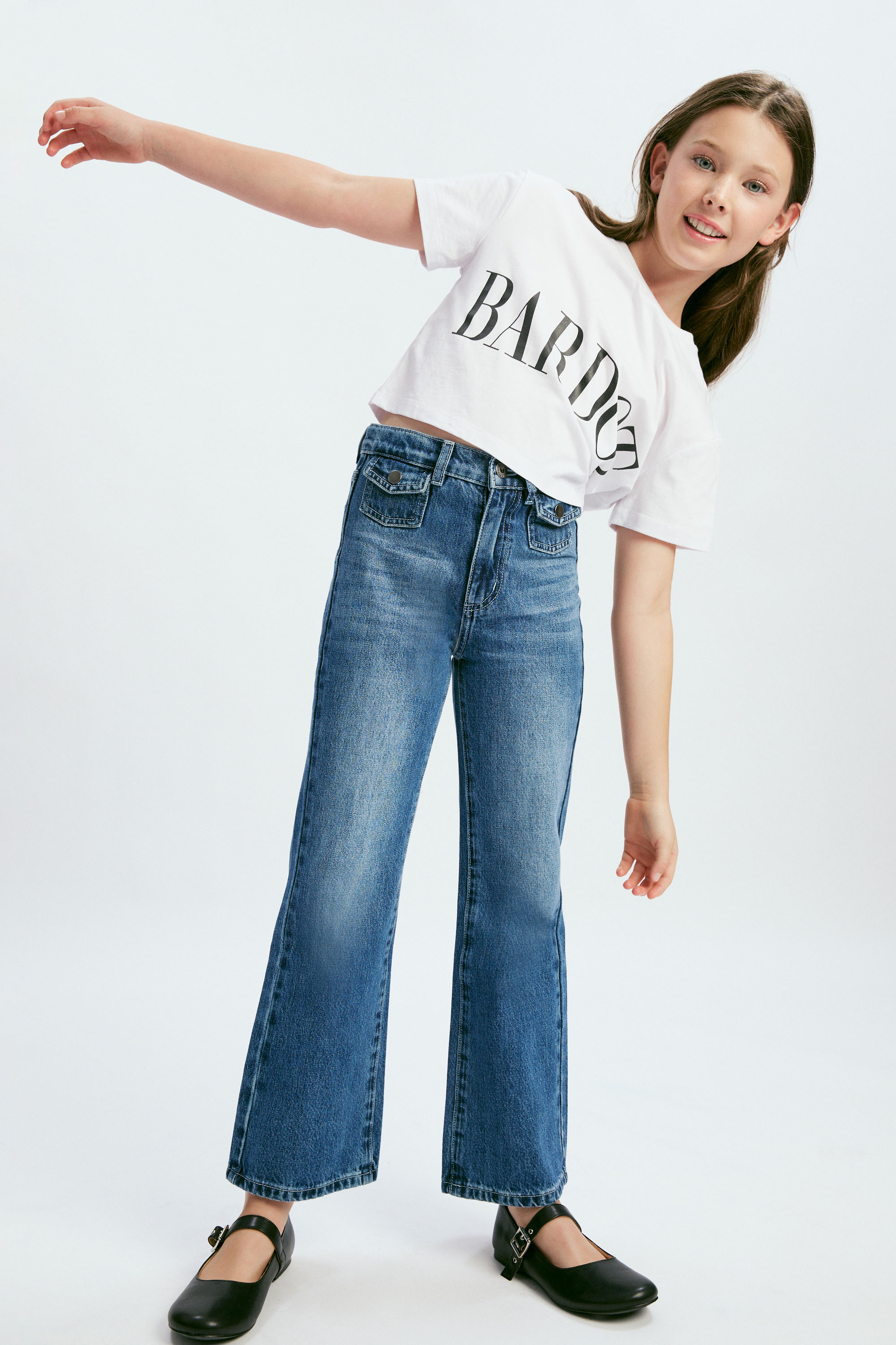 Bardot Junior Coco Boot Leg Jean In Vintage Bl