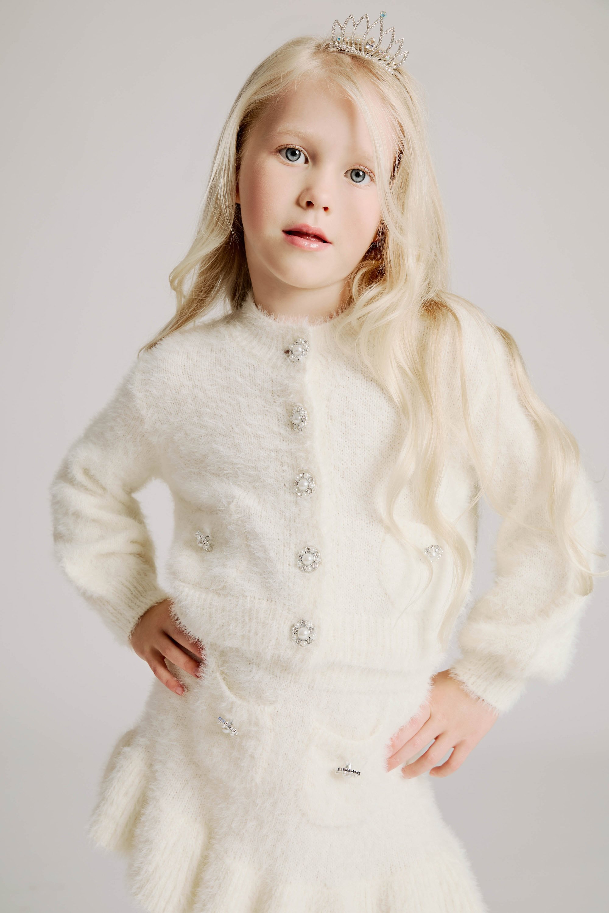 Bardot Junior Sophia Cardi In White