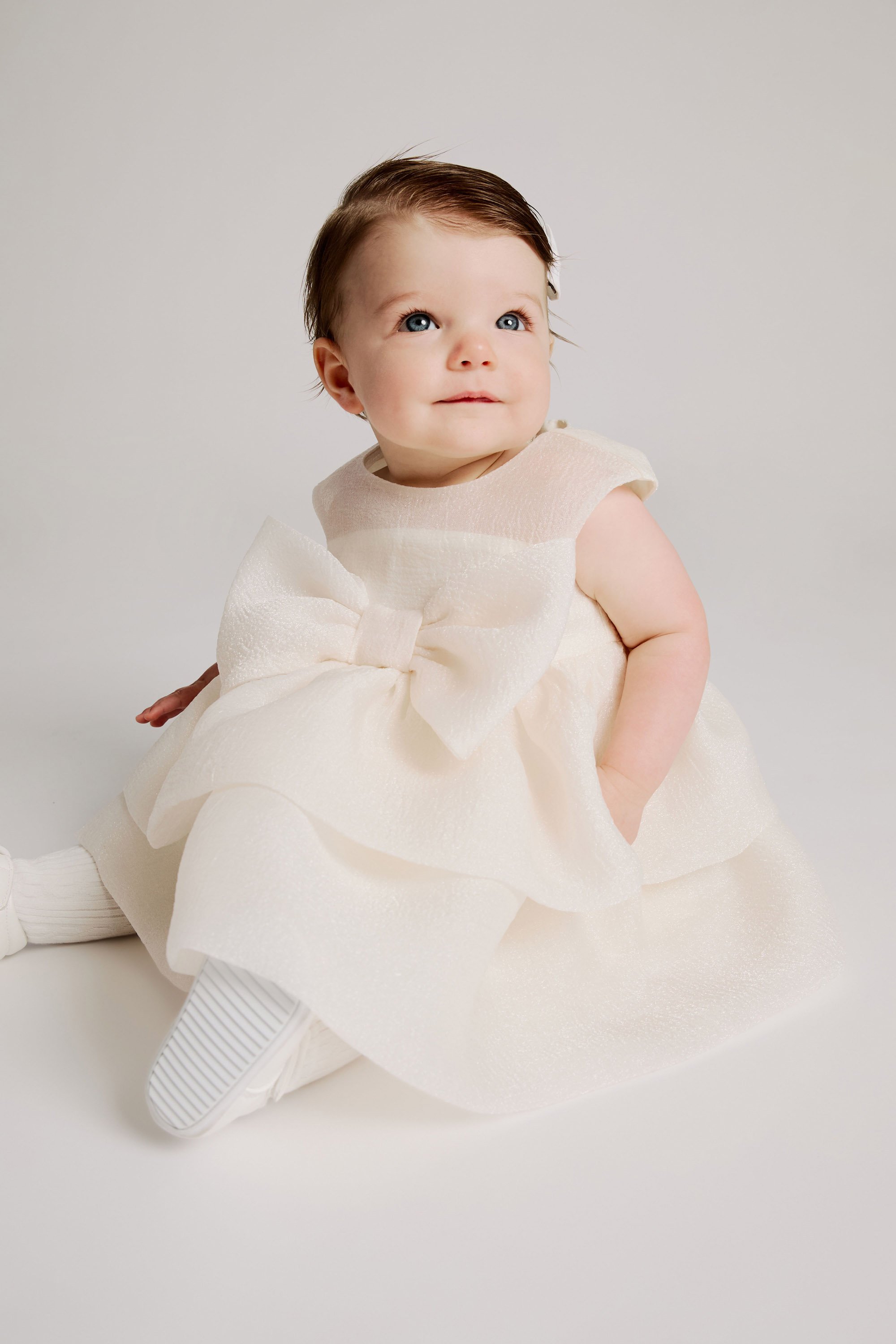 Bardot Junior Vivian Organza Mini Dress In White